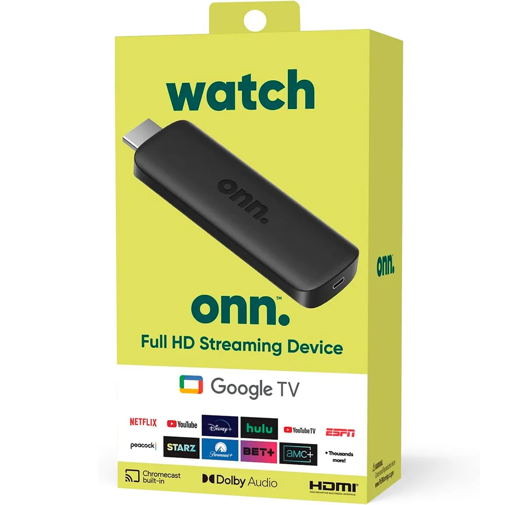 Watch On Full HD Streaming Device (Google TV) – 1.5 GB RAM, 8 GB Almacenamiento